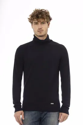 Baldinini Trend Blue Modal Sweater