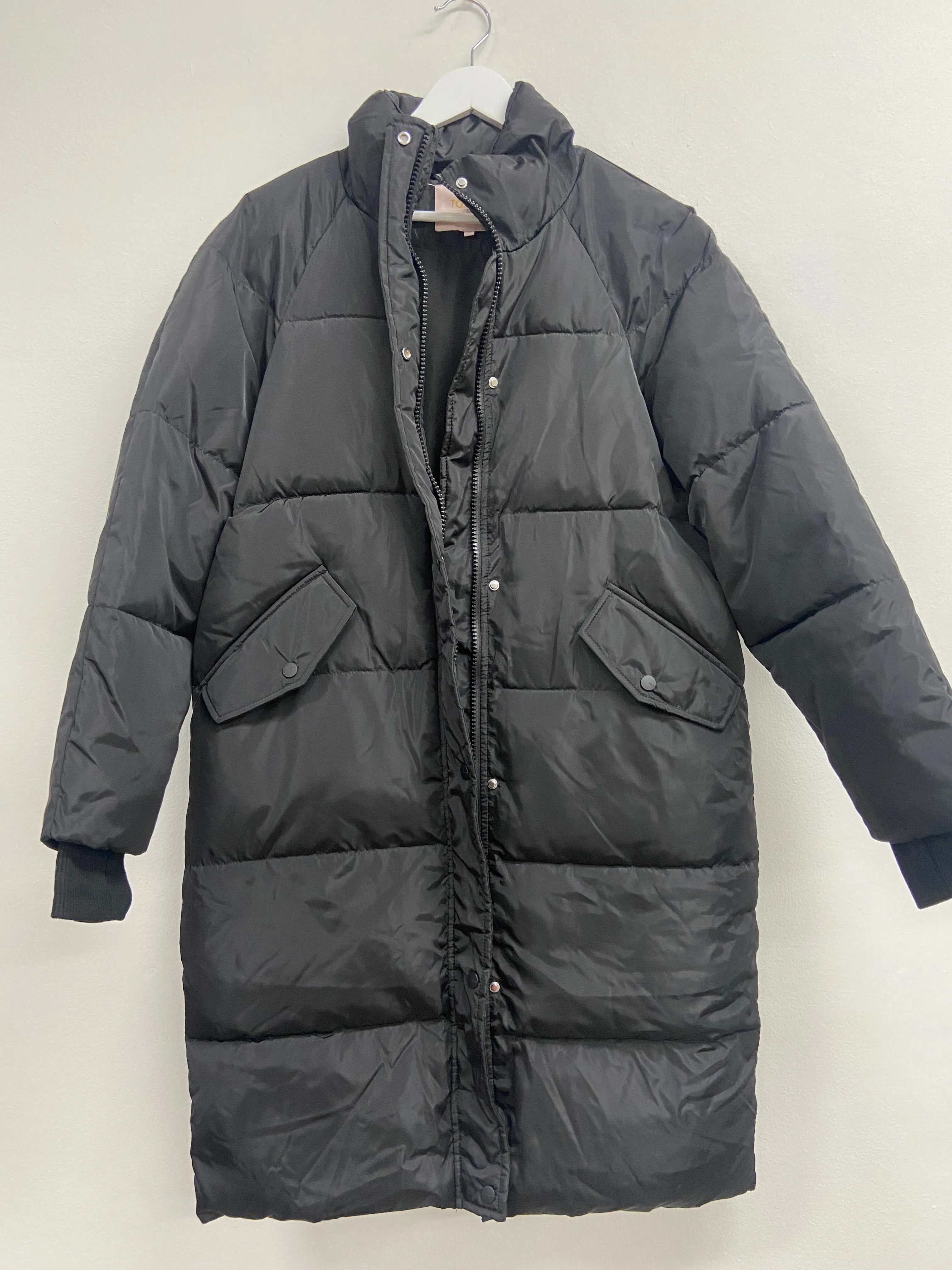 Black Sienna Longline Puffer Jacket