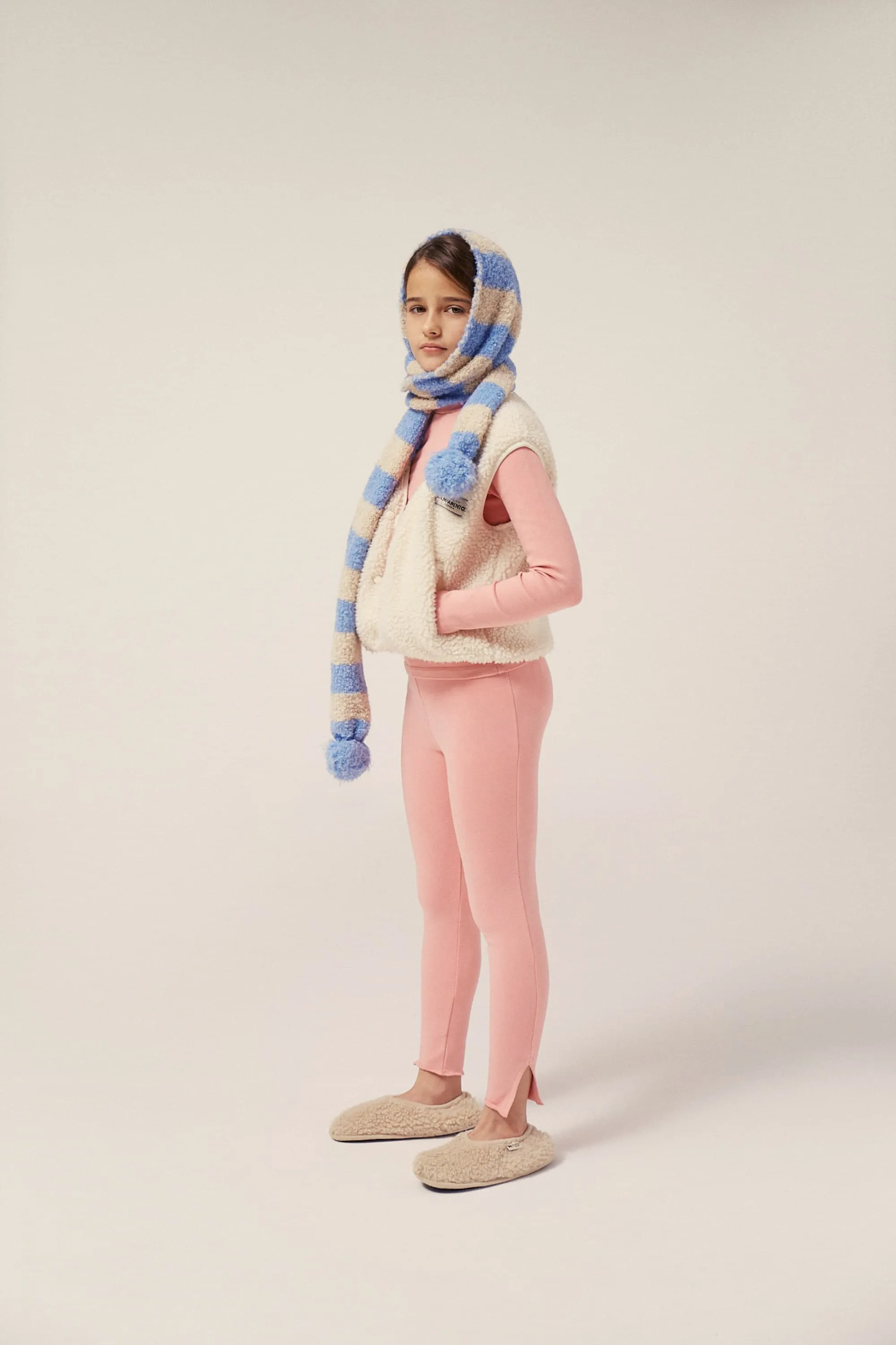 Blue Stripes Kids Scarf