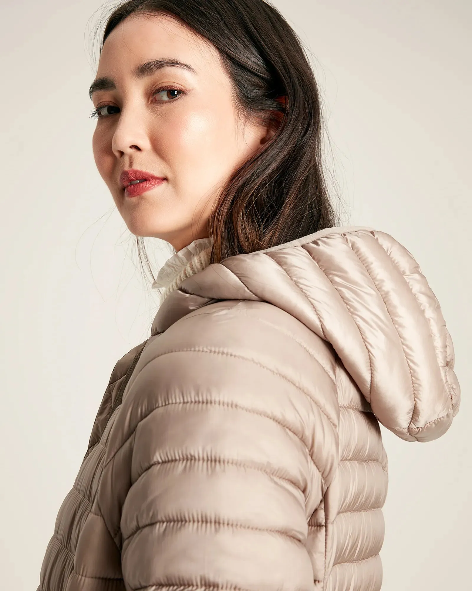 Bramley Pearl Showerproof Long Packable Jacket