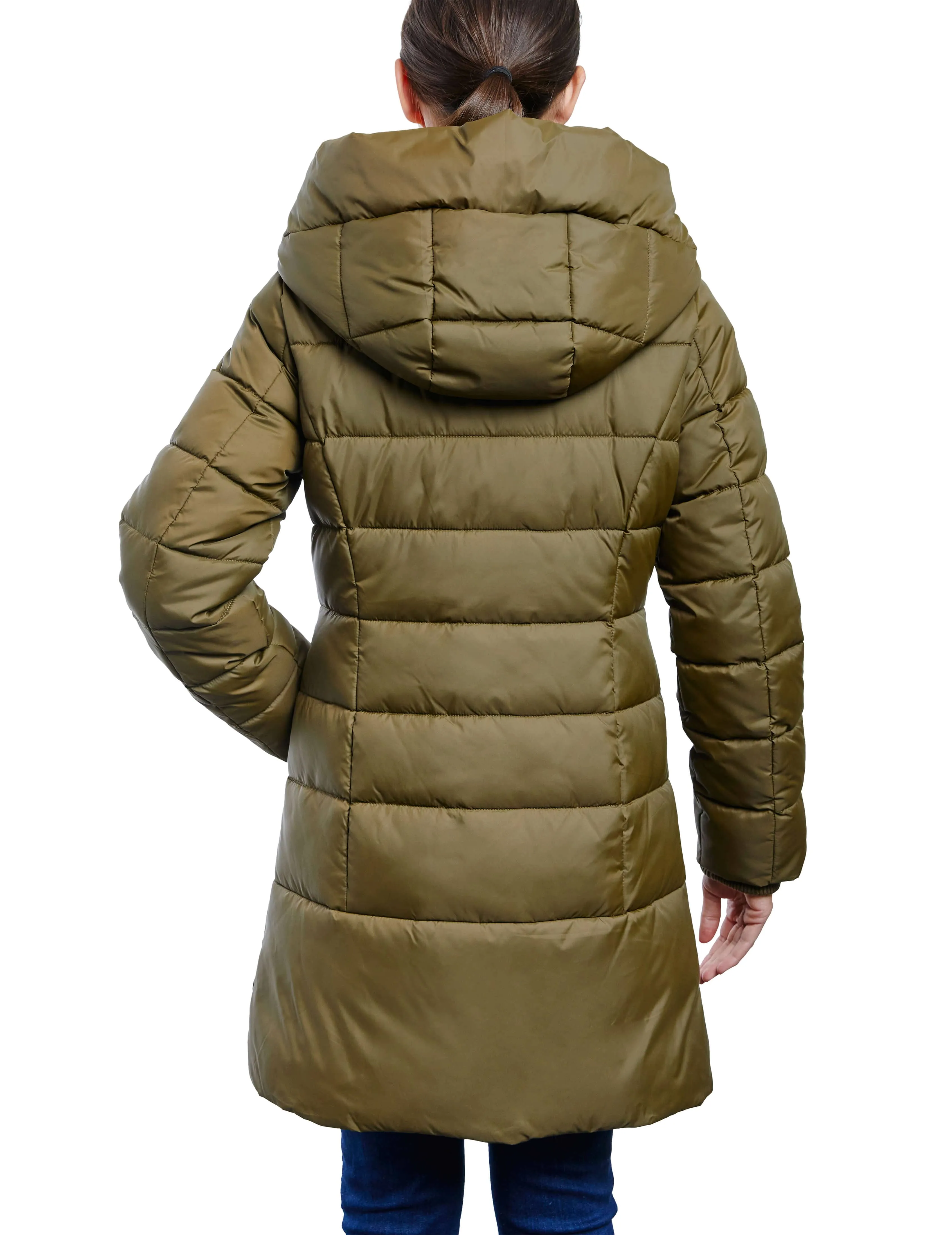 Consider It Snap Front Puffer Jacket