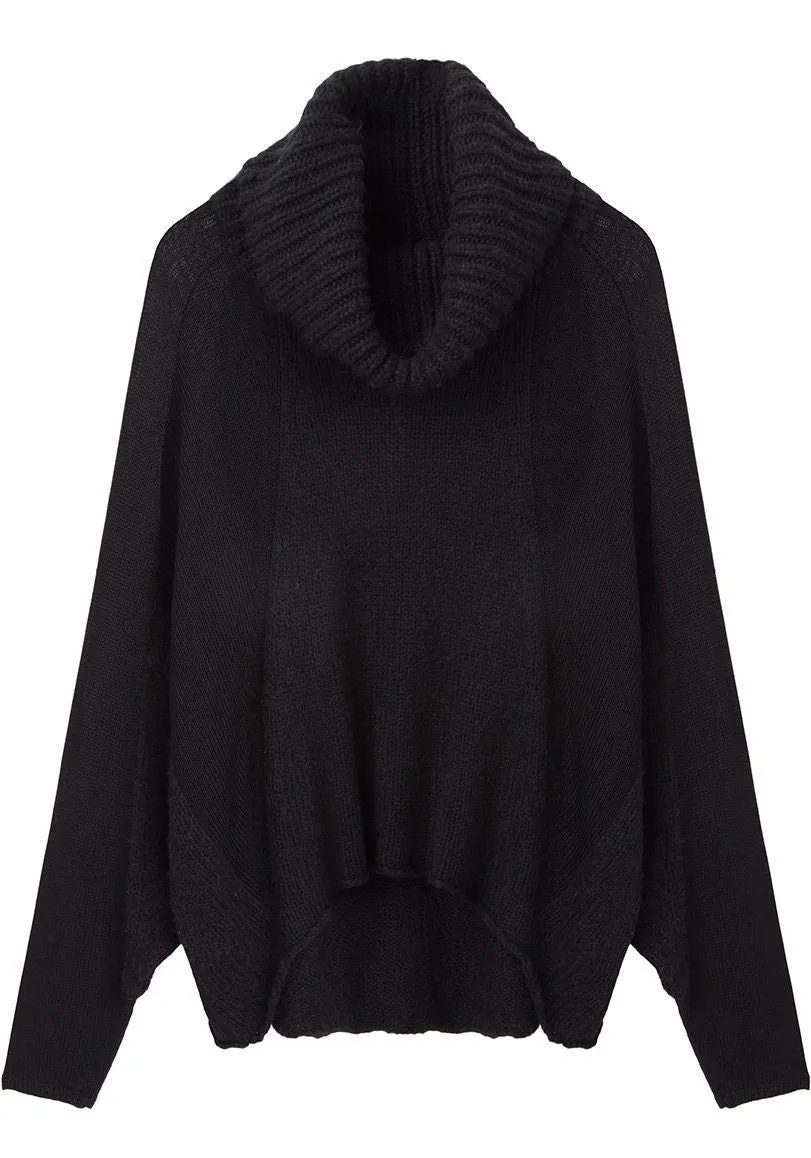 Cropped Front Turtleneck