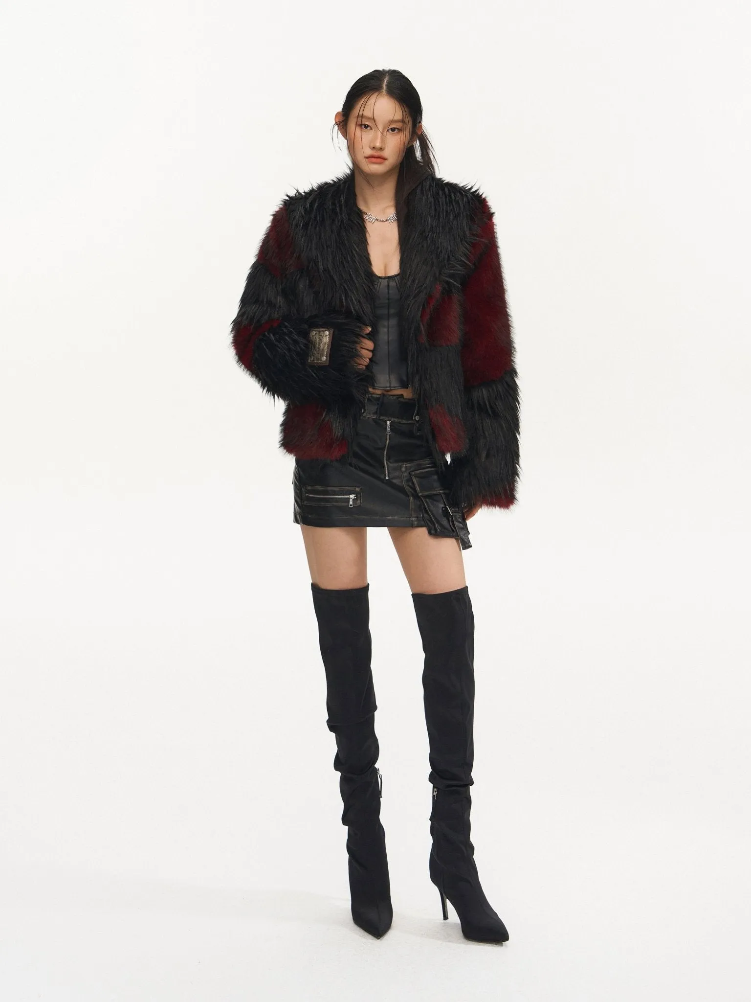 Dark-night Garden Faux Fur