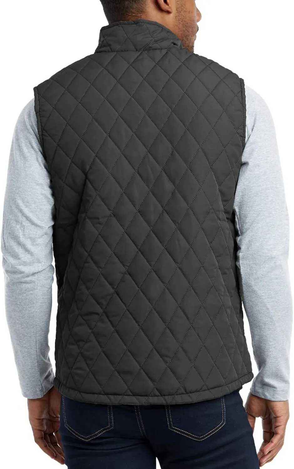 ET TU Men's Diamond Quilted Puffer Vest