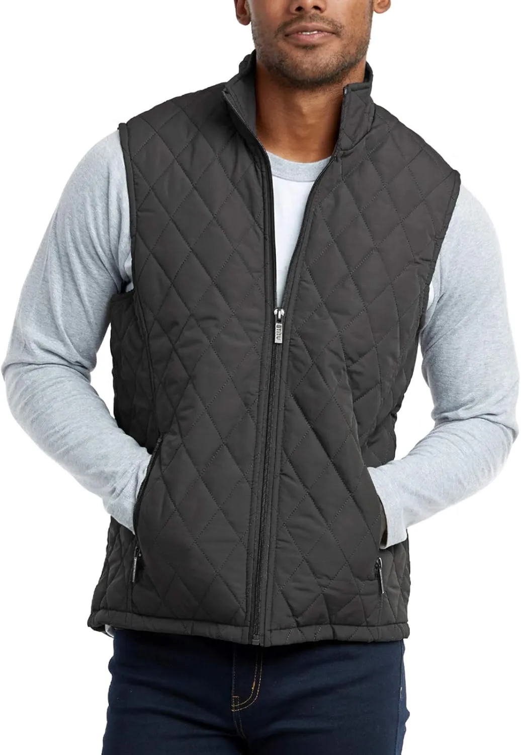 ET TU Men's Diamond Quilted Puffer Vest