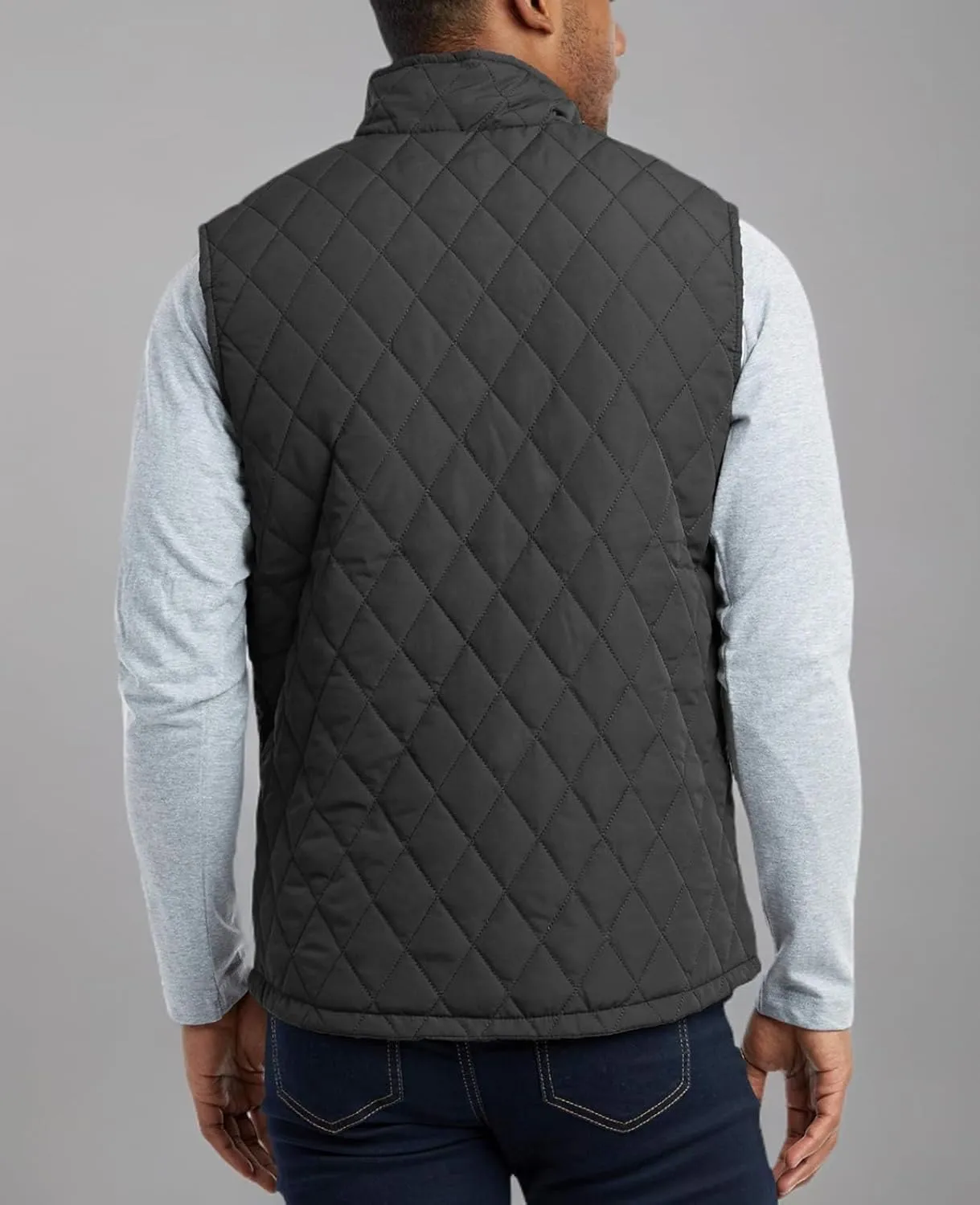 ET TU Men's Diamond Quilted Puffer Vest