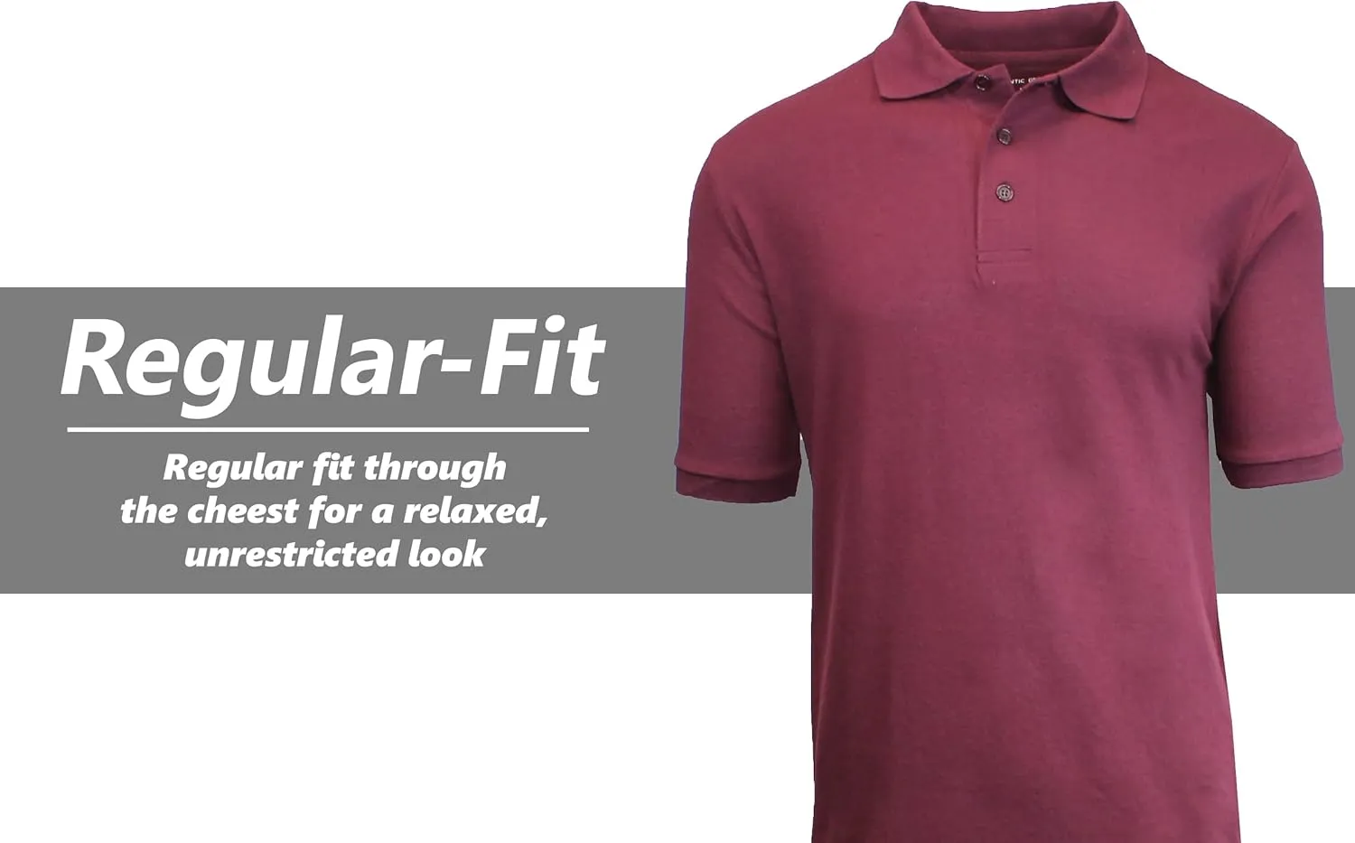 Galaxy by Harvic Mens Polo Pique Shirt