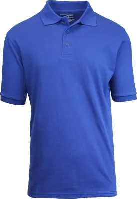 Galaxy by Harvic Mens Polo Pique Shirt