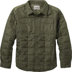 Legendary Whitetails Men's Legendary Outdoors Performance Quilted Snap Up Shirt Jacket, Army