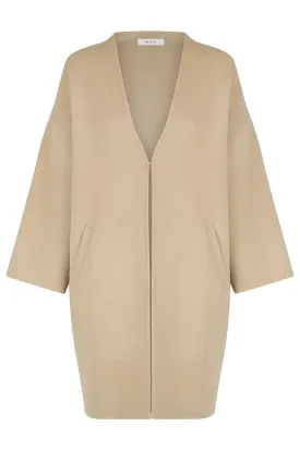 Luda Cocoon Coat - Hazelnut