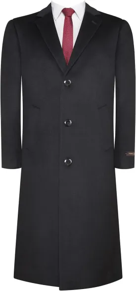 Men's Wool Classic Fit Wool Blend Long Peacoat Winter Jacket Overcoat