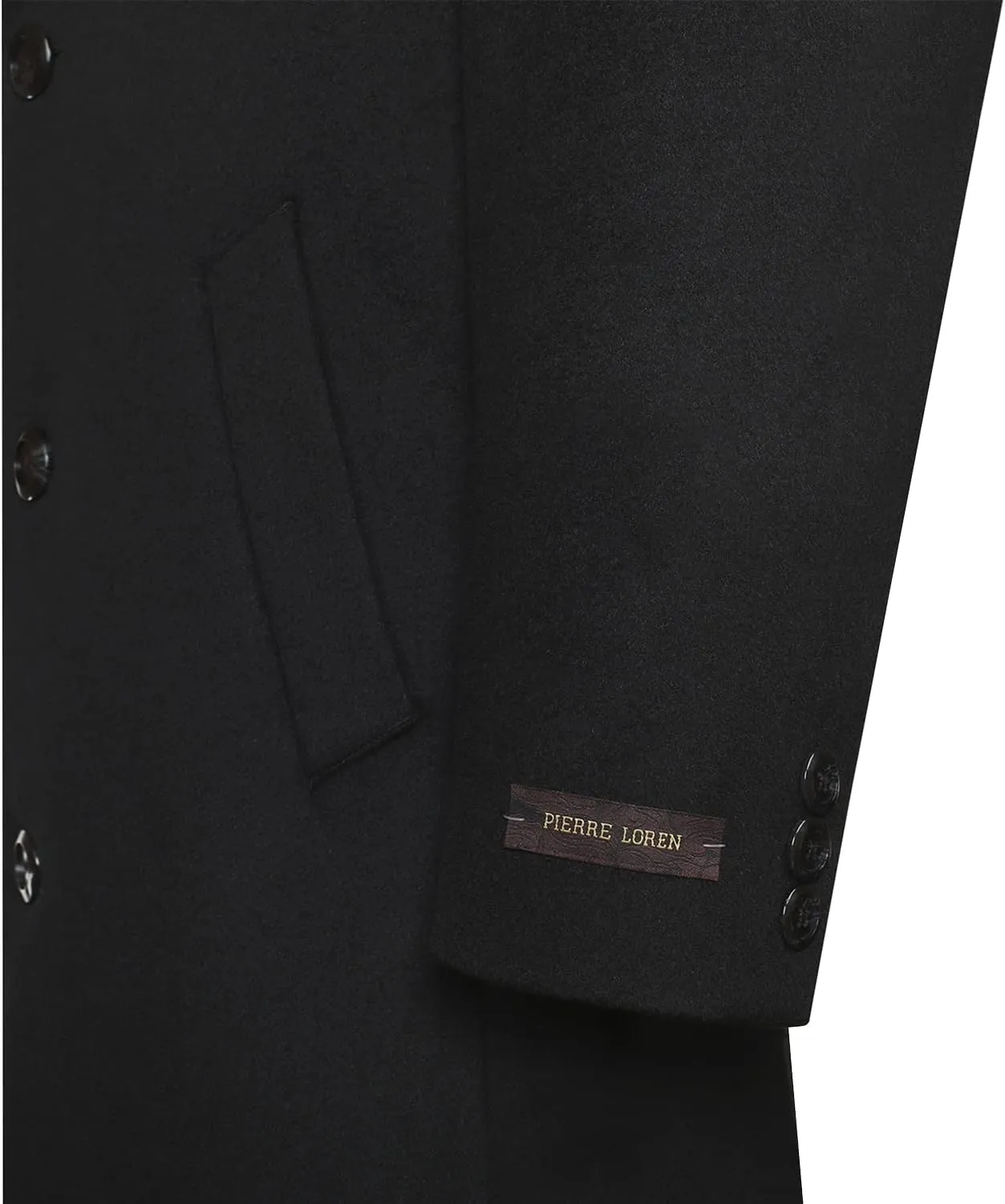 Men's Wool Classic Fit Wool Blend Long Peacoat Winter Jacket Overcoat