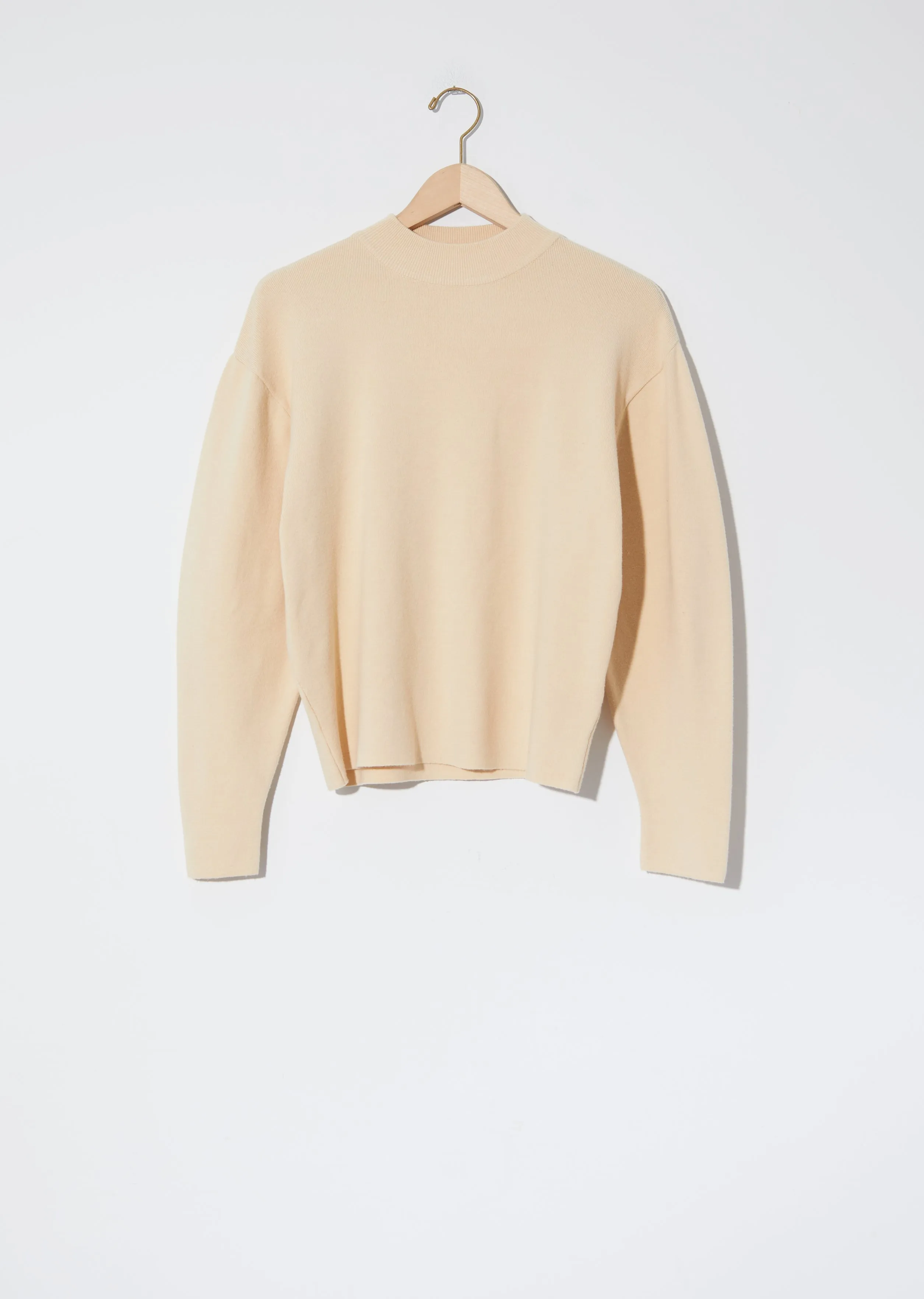Mock Neck Sweater — Butter