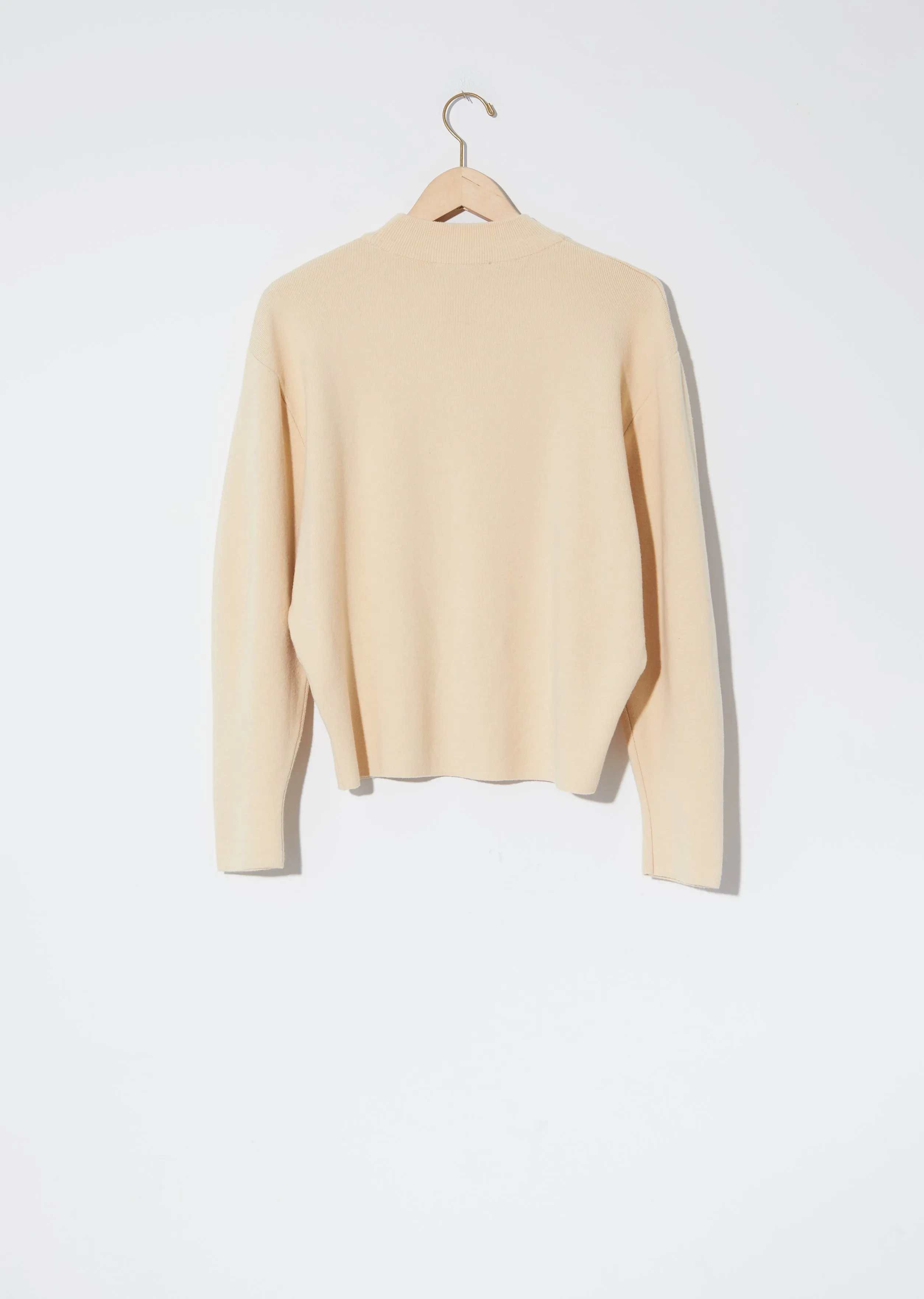 Mock Neck Sweater — Butter