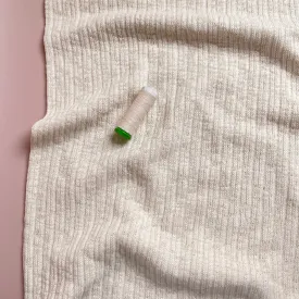 Natural Recycled Cotton Knit Fabric