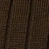 Ribbed Button-Sleeve Turtleneck Sweater