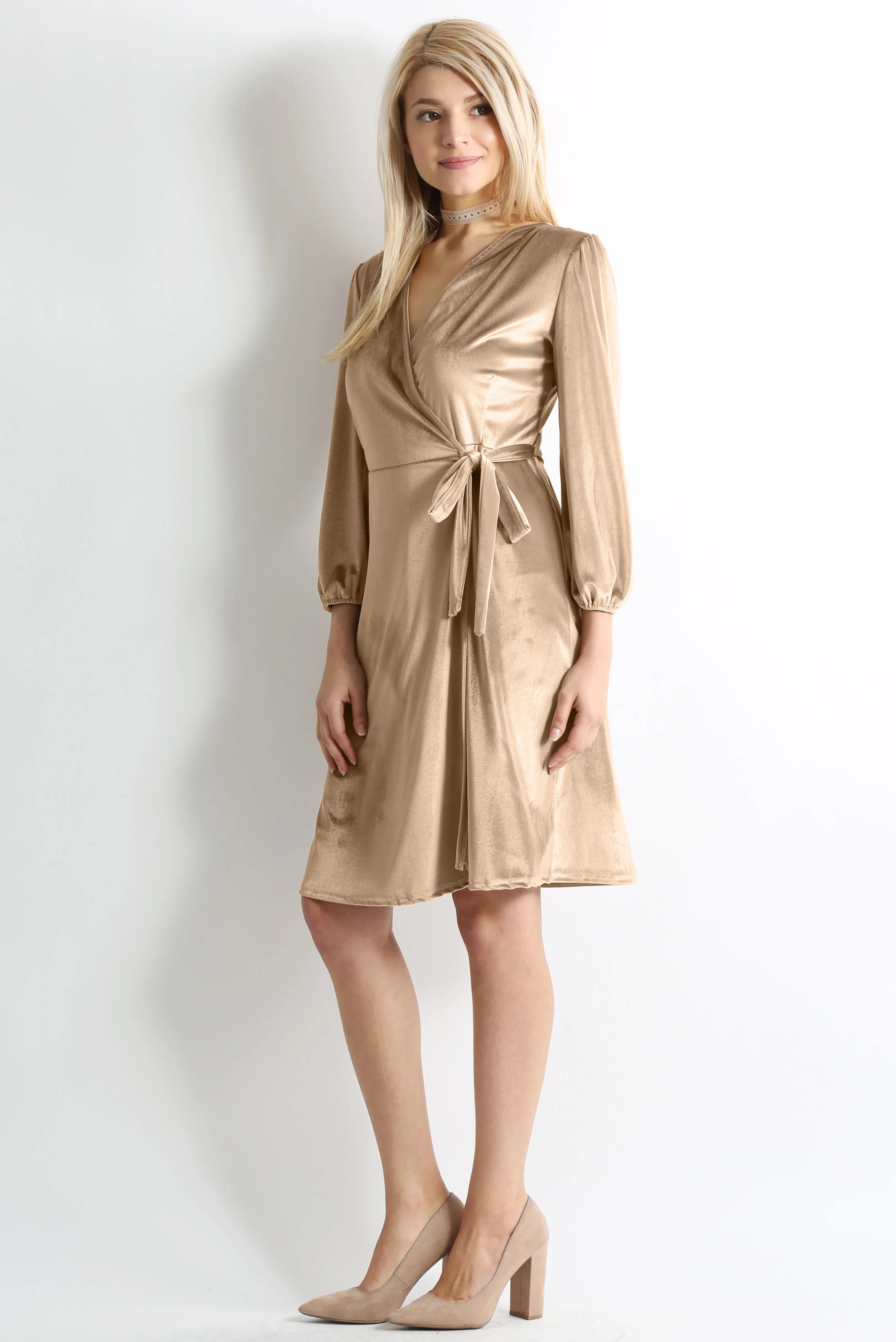 Say it with Warmth Wrap Dress