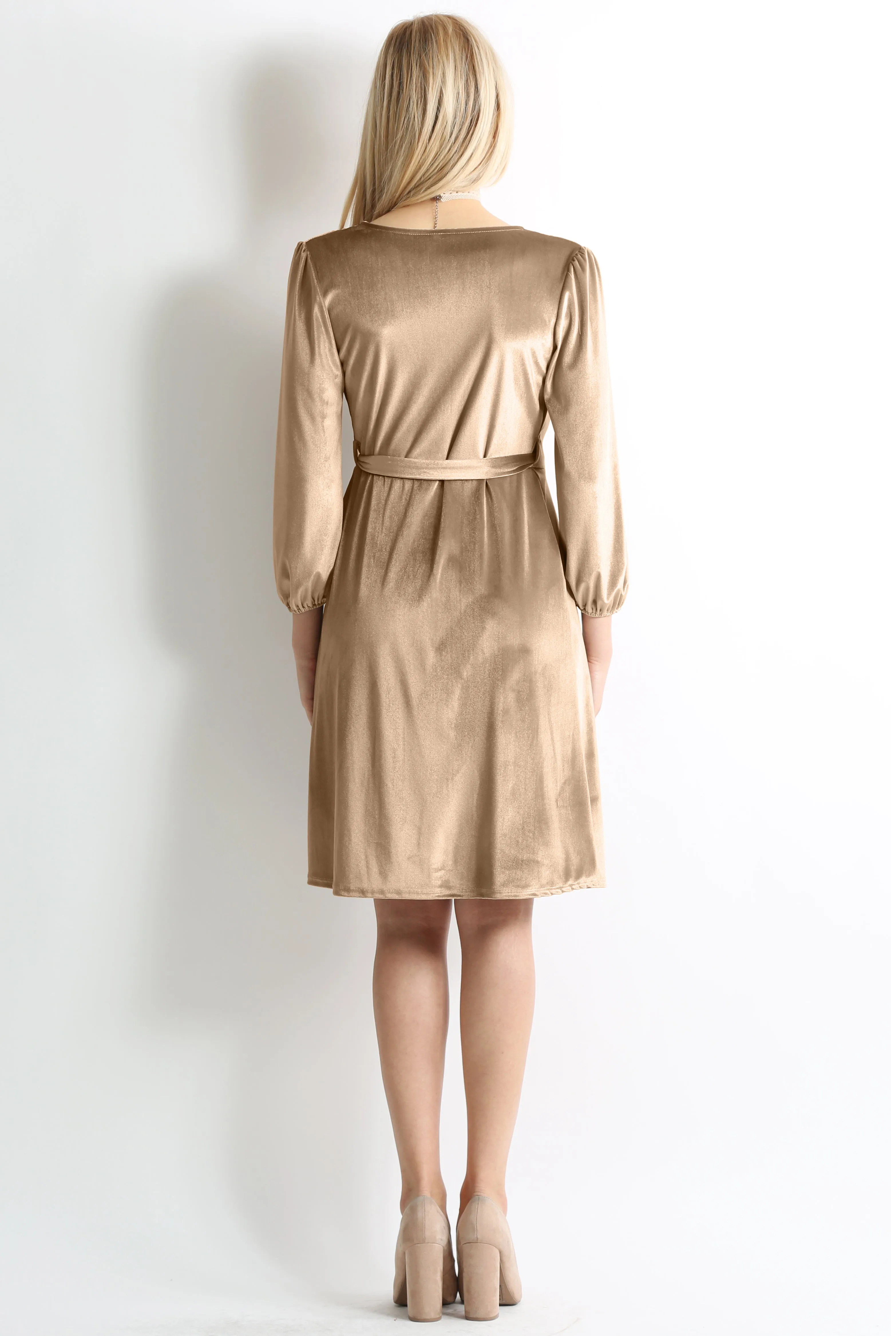 Say it with Warmth Wrap Dress