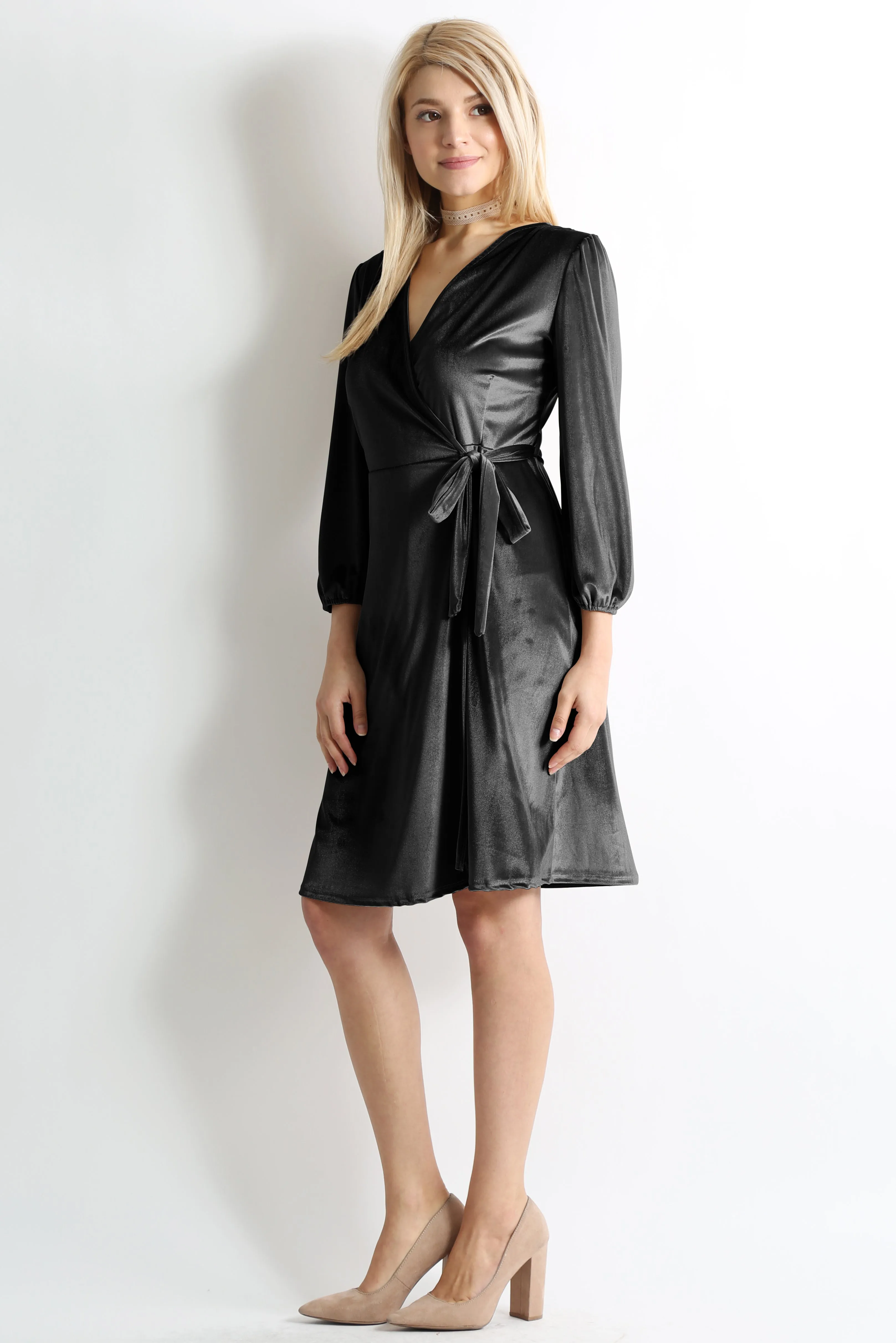 Say it with Warmth Wrap Dress
