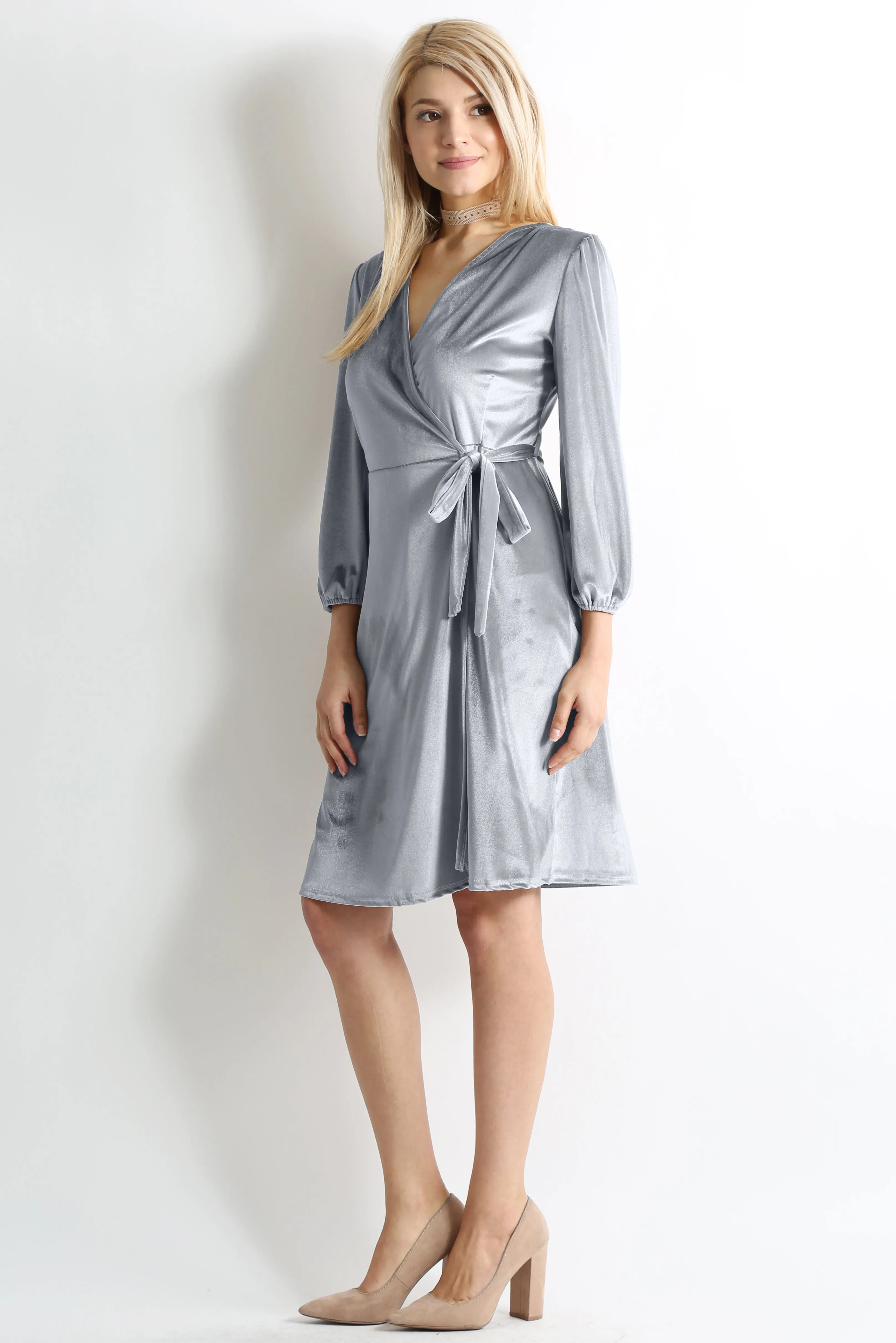 Say it with Warmth Wrap Dress