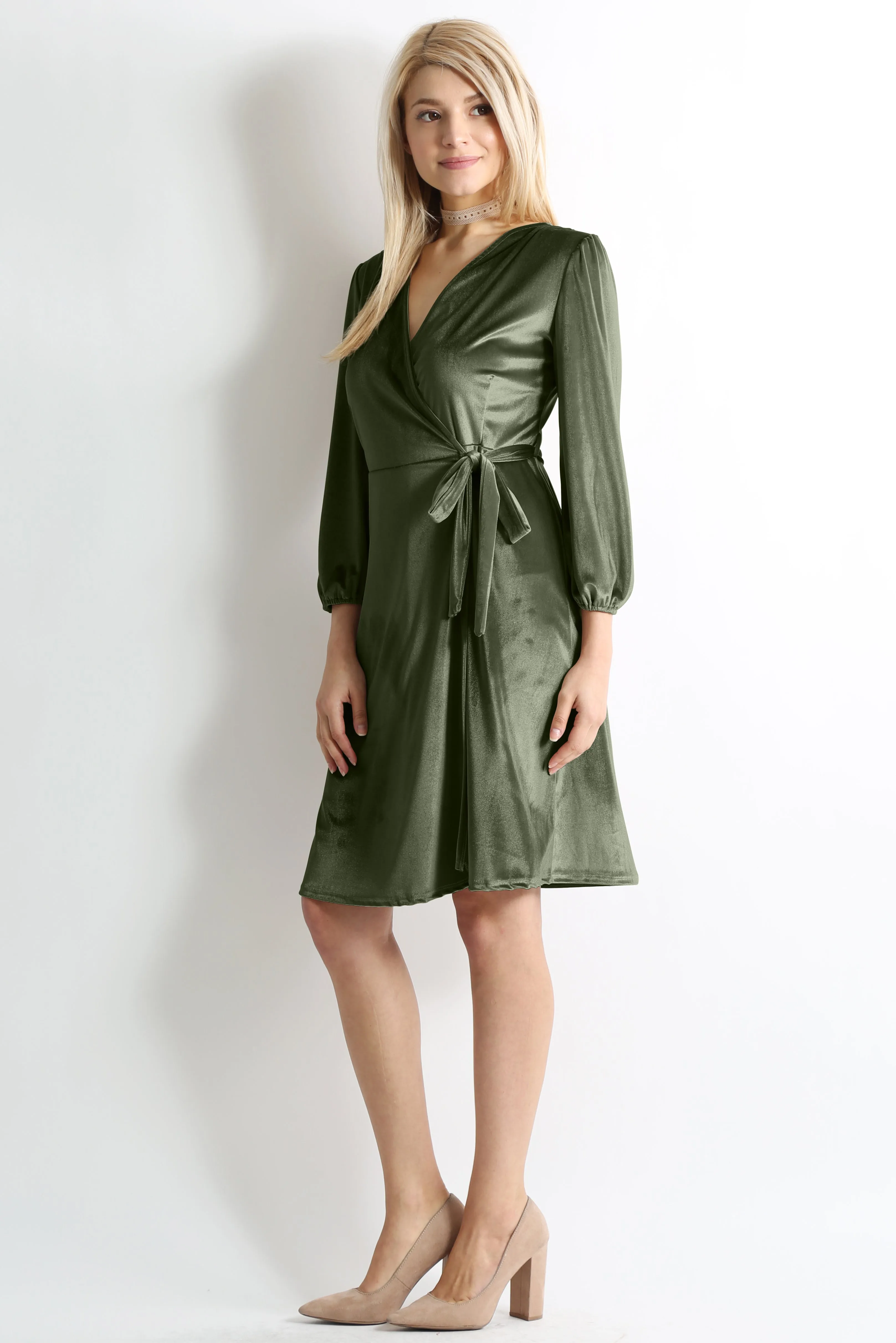 Say it with Warmth Wrap Dress