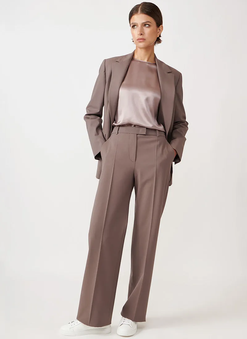 Single-Breasted Wool Blazer