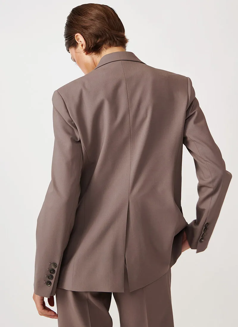 Single-Breasted Wool Blazer