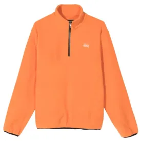 STÜSSY BASIC POLAR FLEECE MOCK // ORANGE