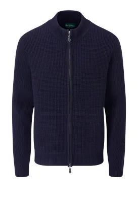 Waffle Cardigan by Alan Paine