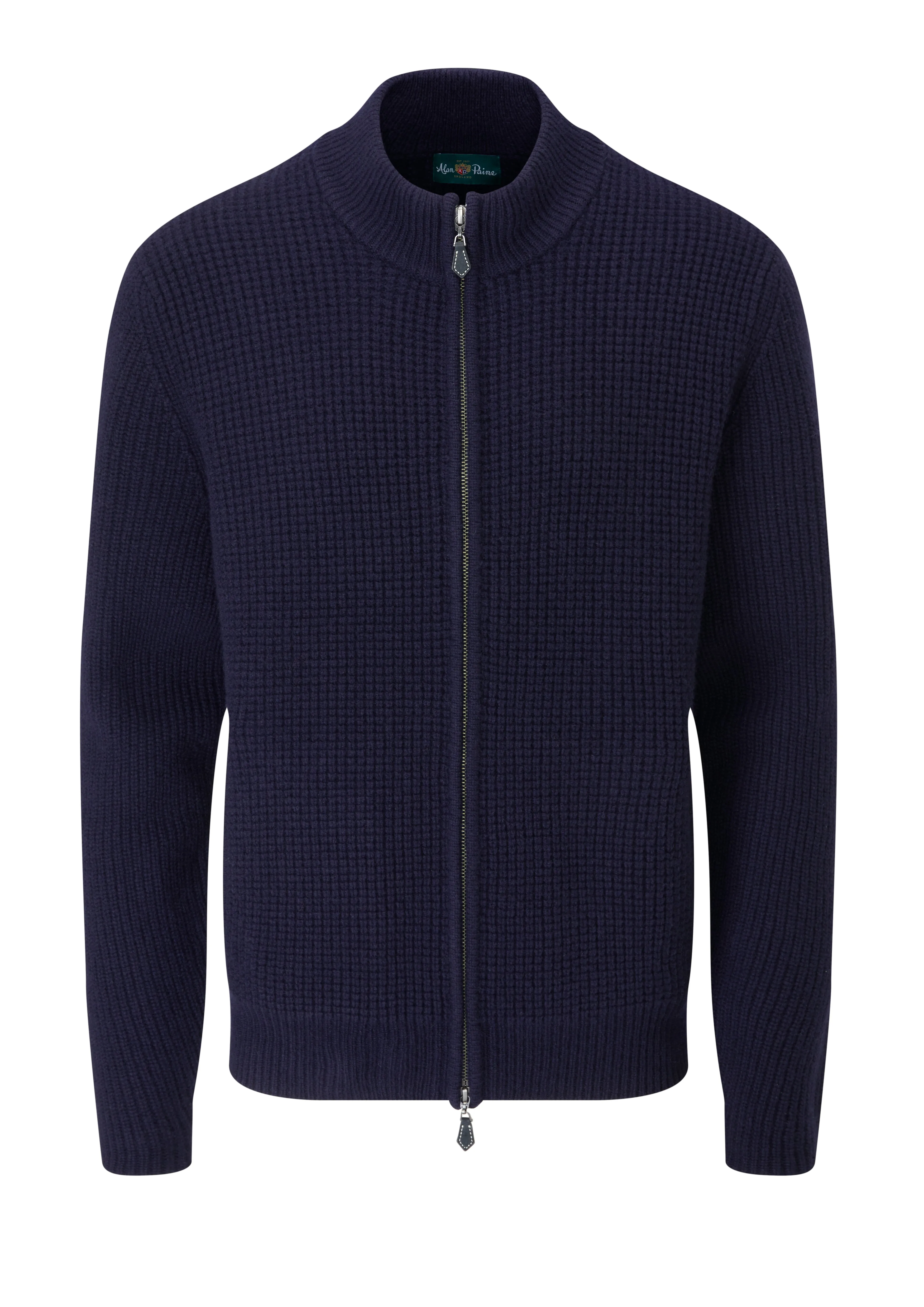 Waffle Cardigan by Alan Paine